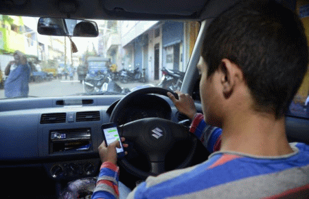 smartphone al volante